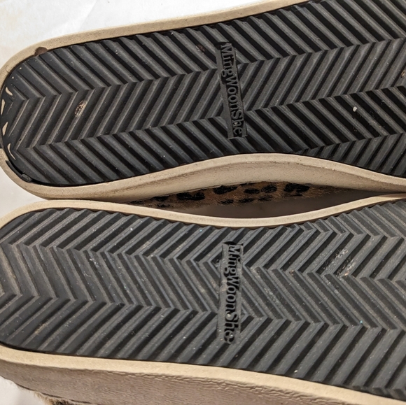 Sarabasic Collection Leopard Pony Fur White Suede Black Star Sneaker Euro 38 - Picture 14 of 15